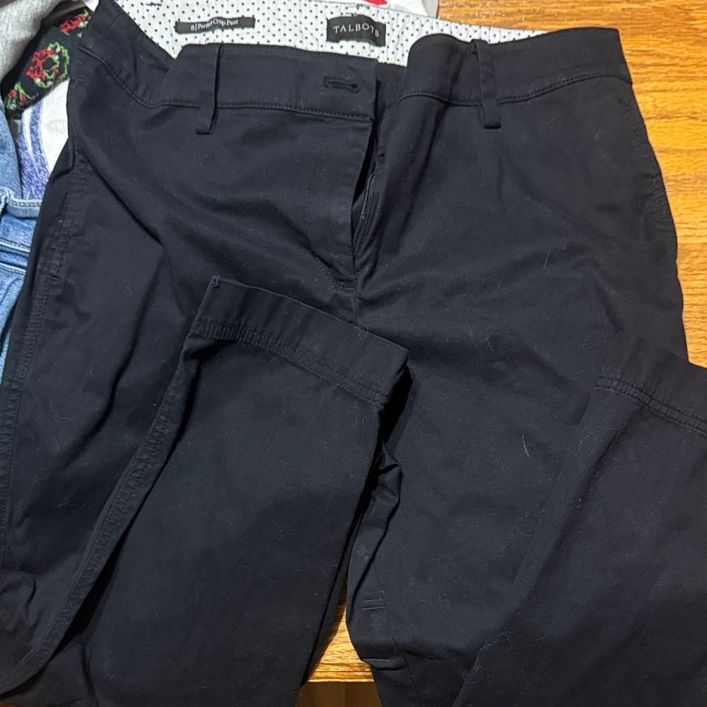 Talbots women’s black Chinos